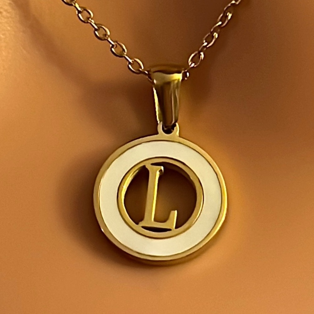 L Letter Necklace
